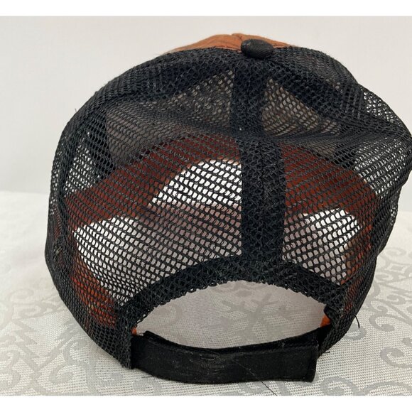 Mesh Trucker Cap Flame Skull & "My Ride My Rules" Design - Picture 3 of 5